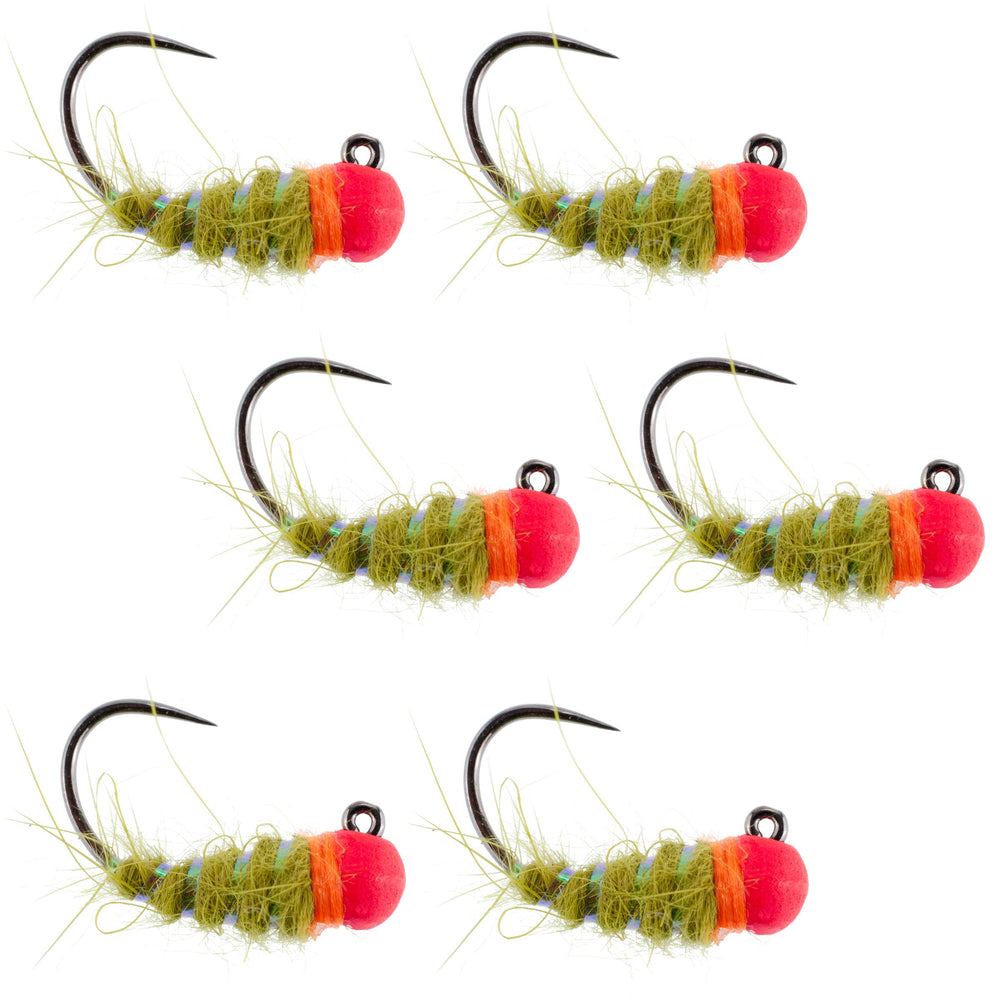 The Fly Fishing Place Walt's Worm nymph with tungsten bead for deep-water control.