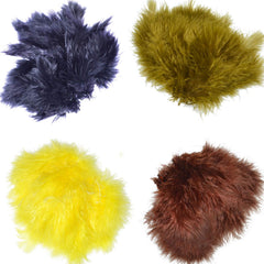 The Fly Fishing Place Woolly Bugger Marabou Master Pack in yellow for versatile streamer tying