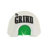 The Grind inverted V turkey mouth call delivers realistic, consistent clucks for learners.