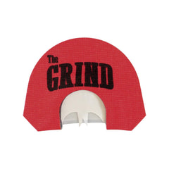 THE GRIND Red Poison mouth call with 3-reed design for balanced rasp.