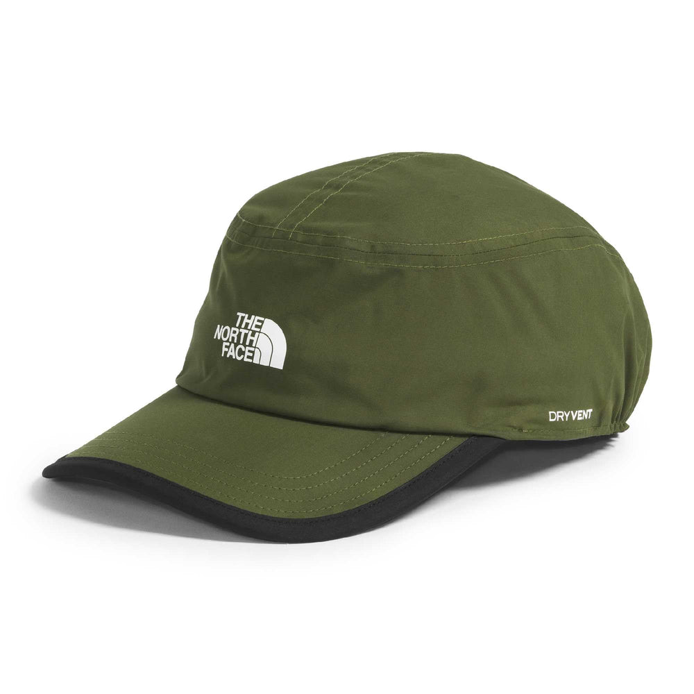 The North Face Antora Rain Hat highlights waterproof DryVent fabric for rainy treks