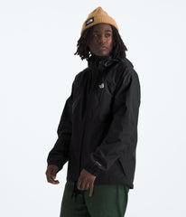 The North Face Antora Rain Hoodie with drawcord hem secures a snug fit in windy weather.