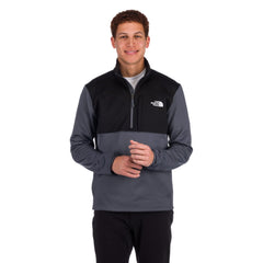 The North Face Astro Ridge quarter zip front view for cool-weather hikes.