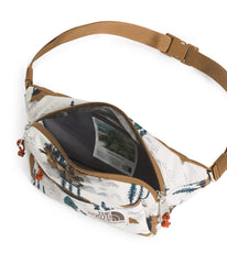 The North Face Berkeley Lumbar waist pack back strap design enhances stability.