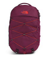 The North Face Borealis women's backpack front view shows organized compartments for daily commute.