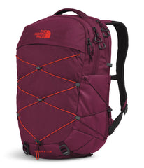 The North Face Borealis women's backpack side view highlights expandable pockets for essentials on the go.