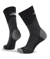 The North Face hiking crew sock with Merino wool and padded sole for comfort.
