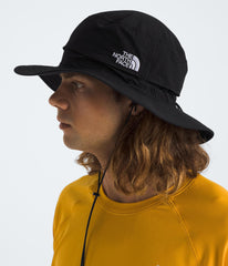 The North Face Horizon Breeze Brimmer hat back shows adjustable strap and secure wear during activities.