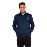 The North Face Astro Ridge ¼ Zip Summit Navy front view showing relaxed standard fit.