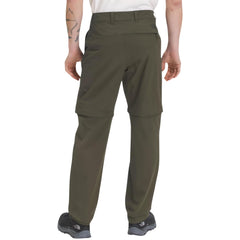 The North Face Paramount Convertible Pant zip-off leg close-up demonstrates quick conversion for varied conditions.