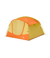 The North Face Sequoia 4 tent front view, spacious four-person shelter for group camping.