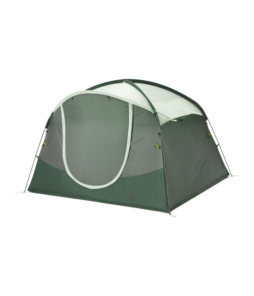 The North Face Sequoia 6 tent front entrance for quick access and group comfort.