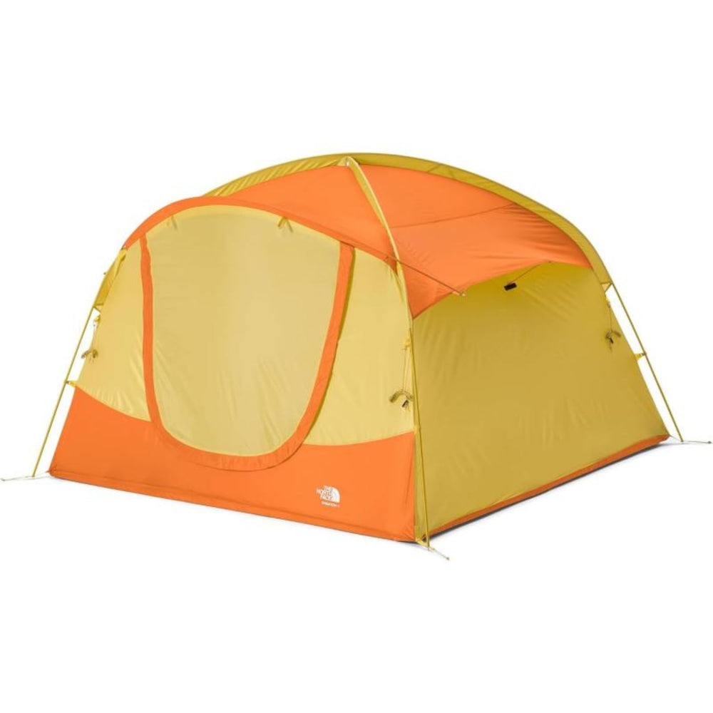 The North Face Sequoia 6 tent front view showing roomy six-person cabin.