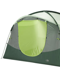 The North Face Sequoia 6 tent side ventilation promotes airy nights.