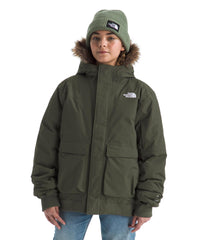 The North Face Teen McMurdo 600-fill down insulation delivers reliable warmth in cold days