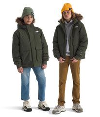 The North Face Teen McMurdo front view jacket ideal for daily winter warmth