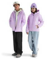 The North Face Teen Thermoball Jacket front view offers compact warmth for outdoor adventures.