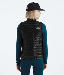 The North Face ThermoBall Vest packable pocket view demonstrates easy packing and on-the-go warmth