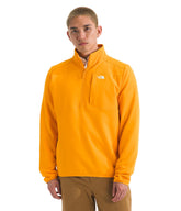 The North Face TNF Performance fleece quarter zip jacket front view for everyday layering.