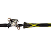 The Rod Glove standard casting rod glove on a rod protecting guides during transport.
