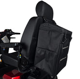 The Scooter Accessories cooler bag backrest strap attachment keeps items secure on a scooter.