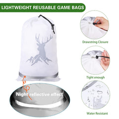TheClouds elk game bags feature a seamless bottom for heavy loads