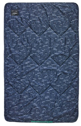 Therm-a-Rest Juno blanket packed compact for easy carry and travel.
