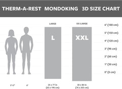Therm-a-Rest MondoKing 3D is 4.25 inches thick for cushiony support.