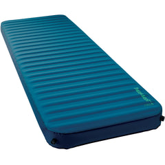 Therm-a-Rest MondoKing 3D pad fully inflated in a top view, showing expansive sleep surface.