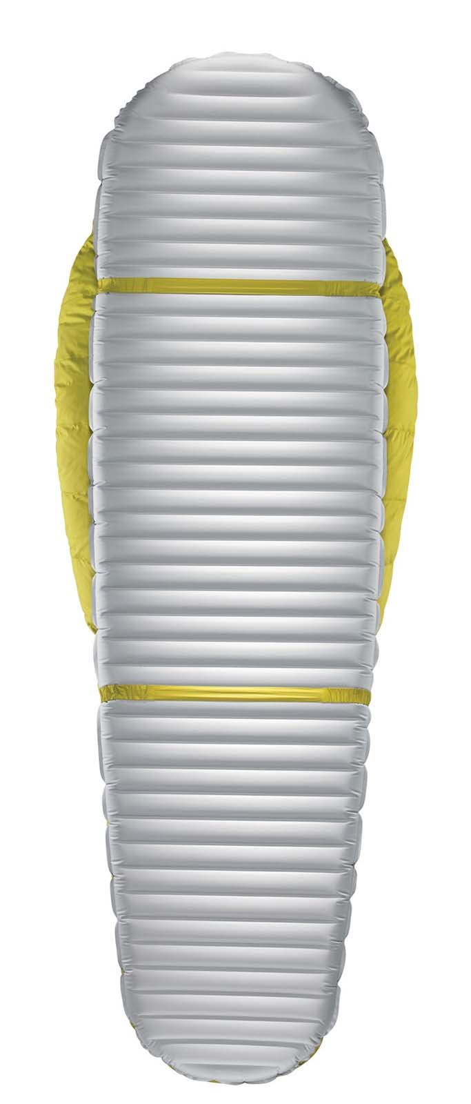 Therm-a-Rest Parsec 32F sleeping bag in compact form for summer alpine trips.