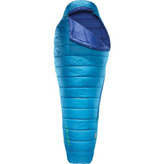 Therm-a-Rest Space Cowboy 45F-7C sleeping bag ready for summer camping warmth.