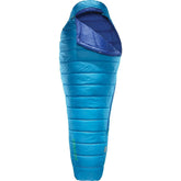 Therm-a-Rest Space Cowboy outer shell showcases soft recycled nylon for durable summer warmth.