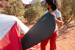 Trail Scout WingLock valve enables quick inflation and deflation for easy setup