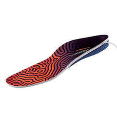 Therm-ic 3D heated insoles in snow boots maintaining foot comfort.