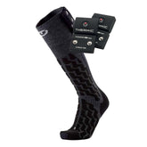 Therm-ic Fusion Uni heated ski socks provide warmth and moisture management on cold slopes.