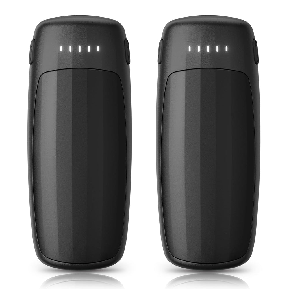Therova Rechargeable Hand Warmers 2-Pack packshot shows compact portable warmth