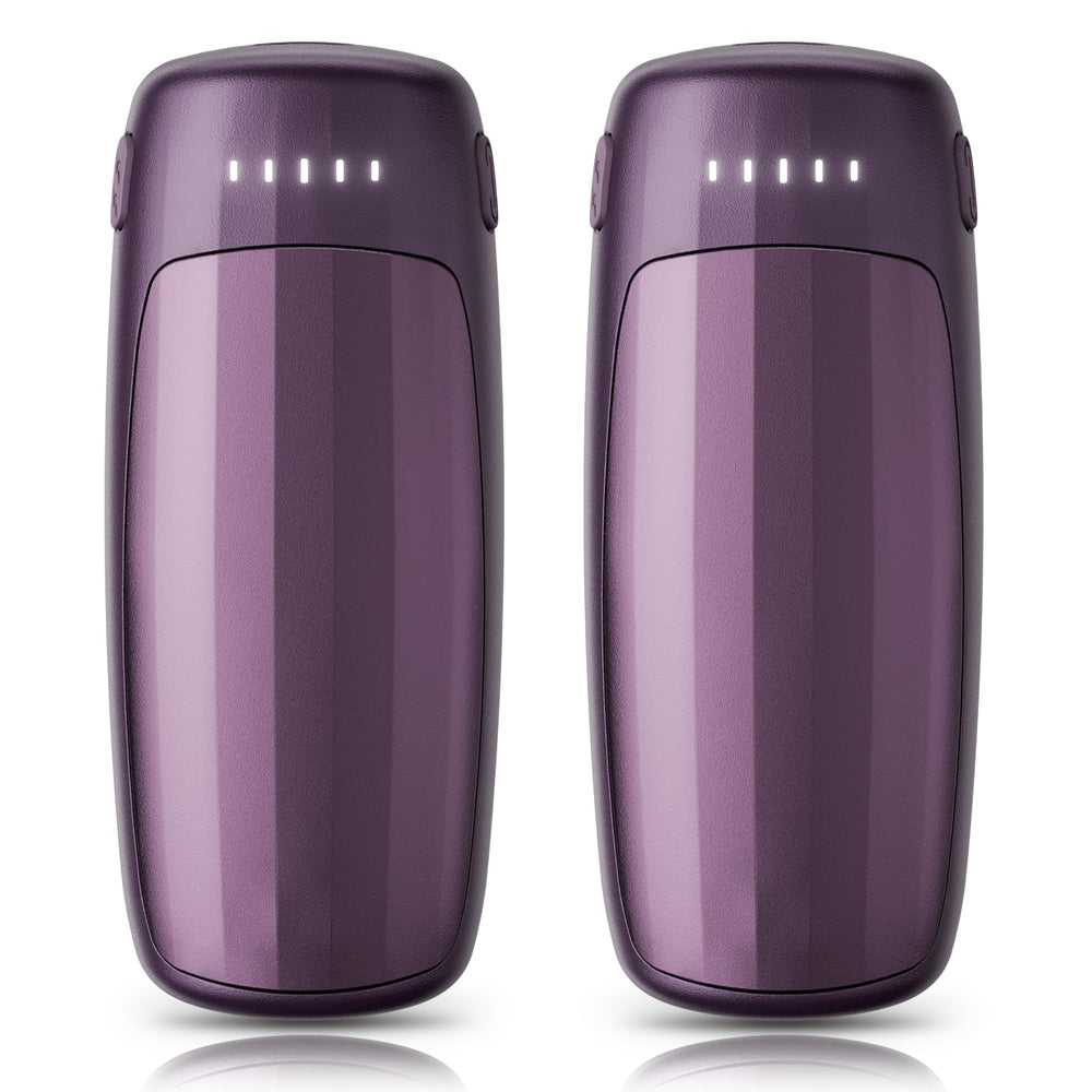 Therova rechargeable hand warmers 2-pack portable warmth on the go