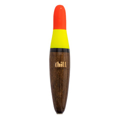 Thill Center Slider Float in red-yellow-black for versatile river and lake jigging.