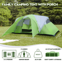 Thinlute tent D-shaped mesh door highlights easy access and airflow
