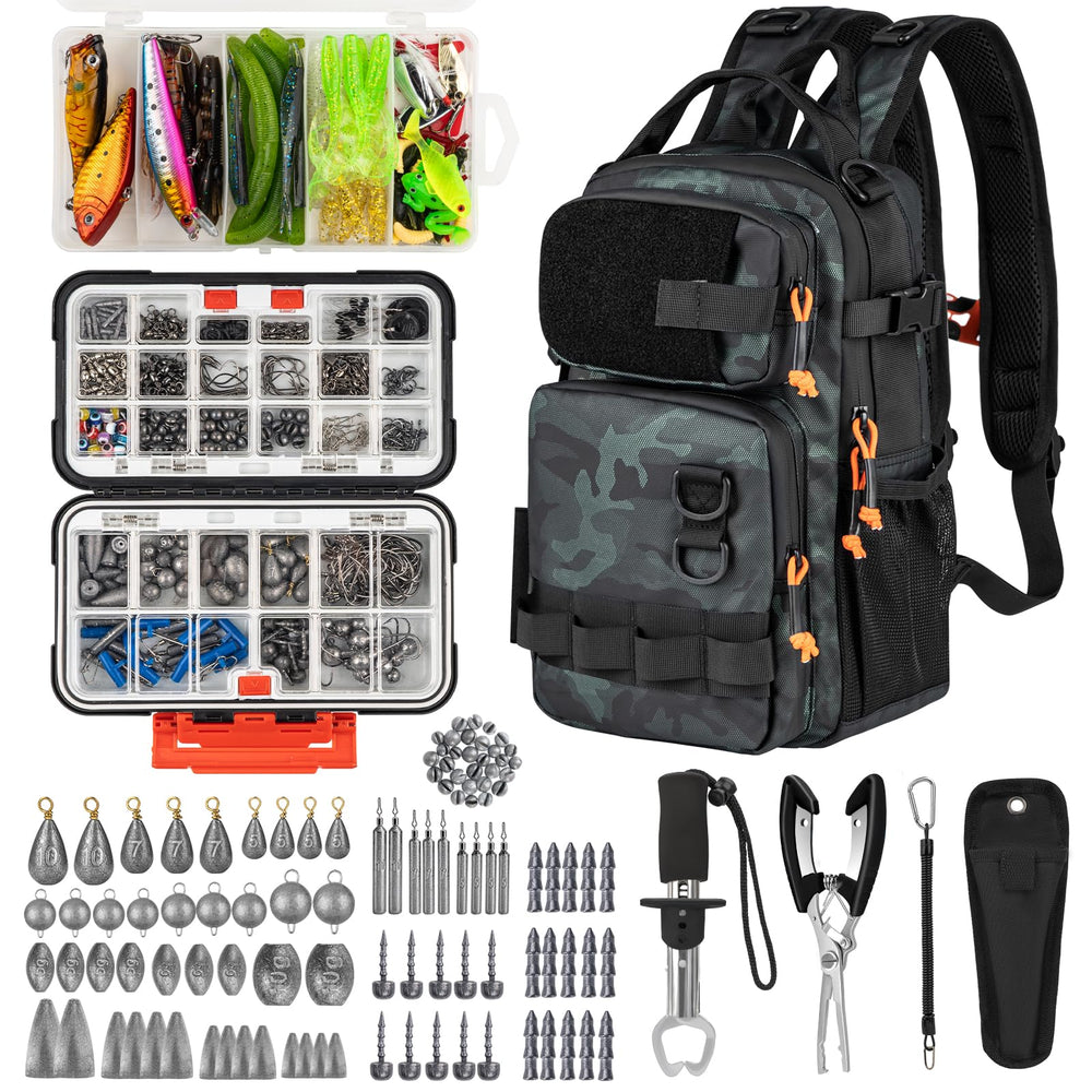THKFISH 462-piece tool kit backpack and tackle box