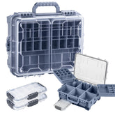 THKFISH waterproof tackle box outer view highlights durable construction for rugged fishing trips.
