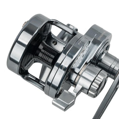 Lever drag control and dual carbon drag on THKFISH reel