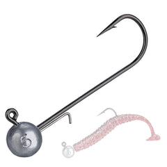 THKFISH ball jig head in silver half-ounce size