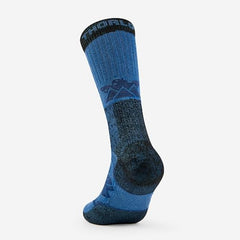 Thorlos fabric closeup shows durable, moisture-wicking fibers for varied weather conditions.