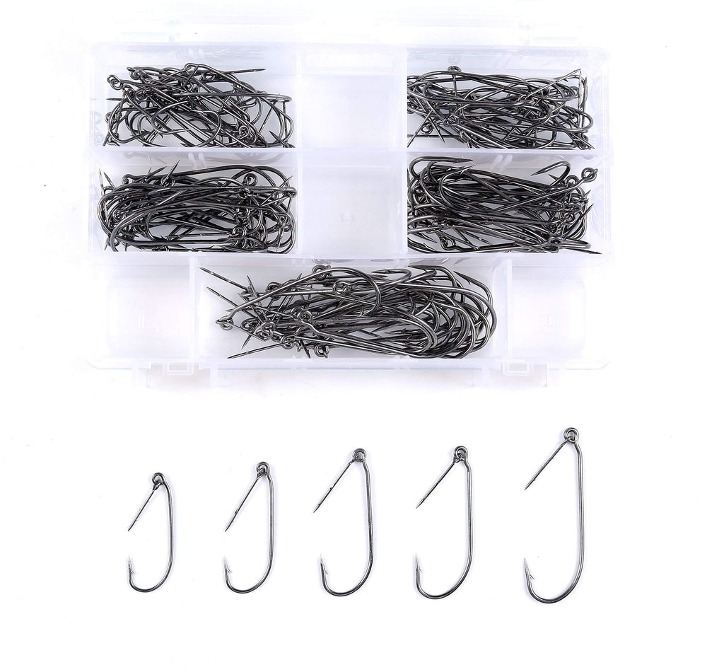 Thorn Twister Worm Keeper 125-piece softbait hook kit with tackle box