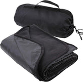 Threadart waterproof blanket in stadium setting for damp seats and outdoor events