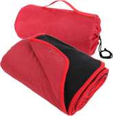 Threadart waterproof blanket folded in its carry bag for easy transport