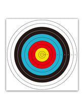 Three Archers target face 40cm with 10-ring for precise practice