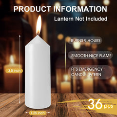 Threlaco 9-hour burn candle provides reliable lighting for camping