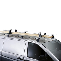 Thule 314 Load Stop universal fit image highlights quick, tool-free adjustment for versatile setups.